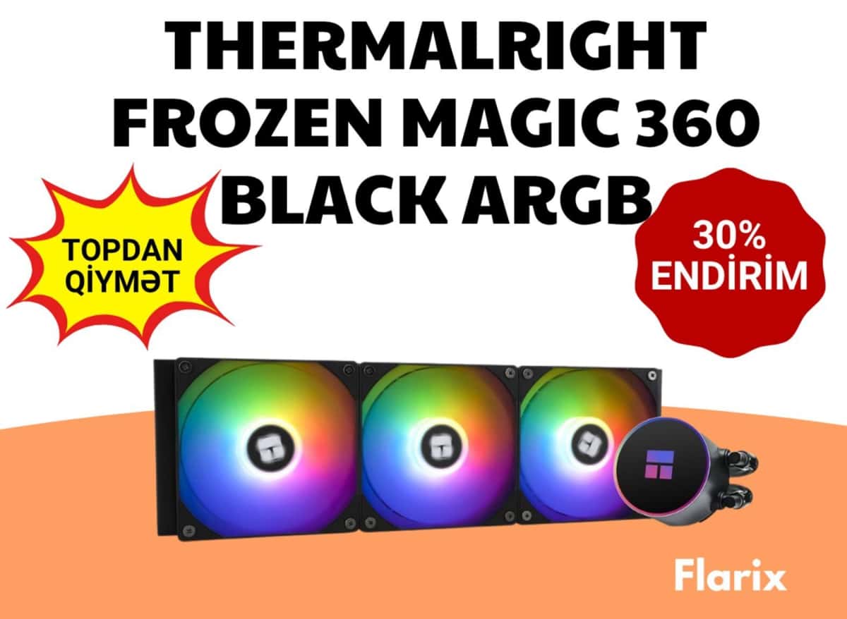 Кулер для процессора Thermalright Frozen Magic 360 Black ARGB - Tenderyard
