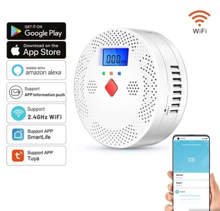 Tuya WiFi Smart Carbon Monoxide Detector - Tenderyard