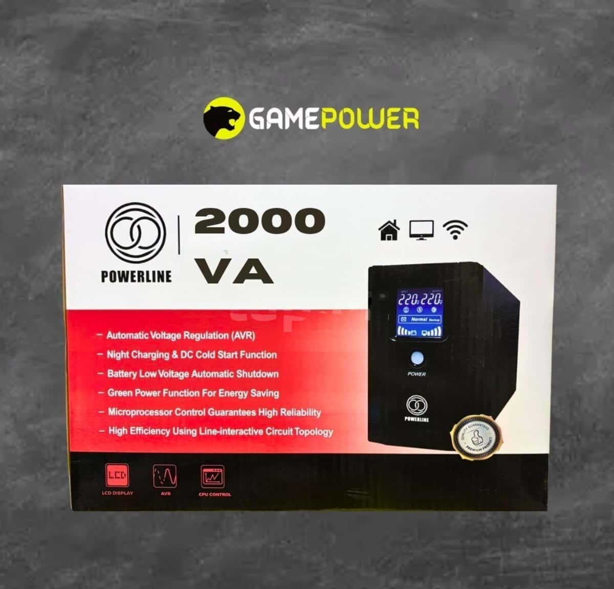 Powerline 2000VA UPS - Tenderyard