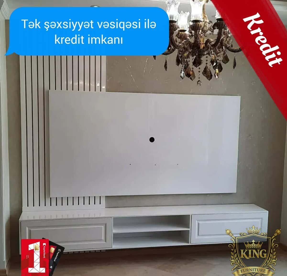 Mixed color TV stand - Tenderyard
