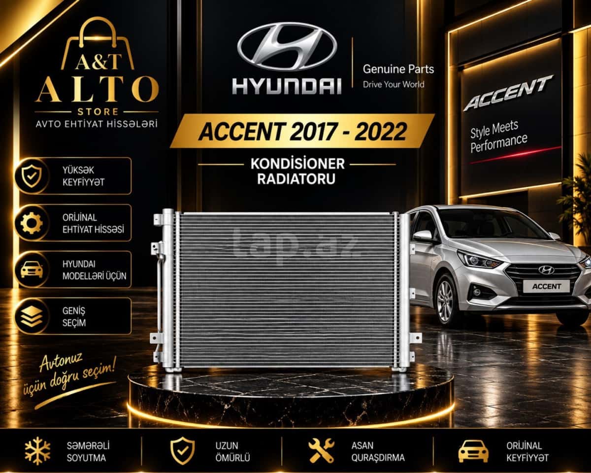 Kondisioner radiatoru Hyundai Accent 2017-2022 - Tenderyard