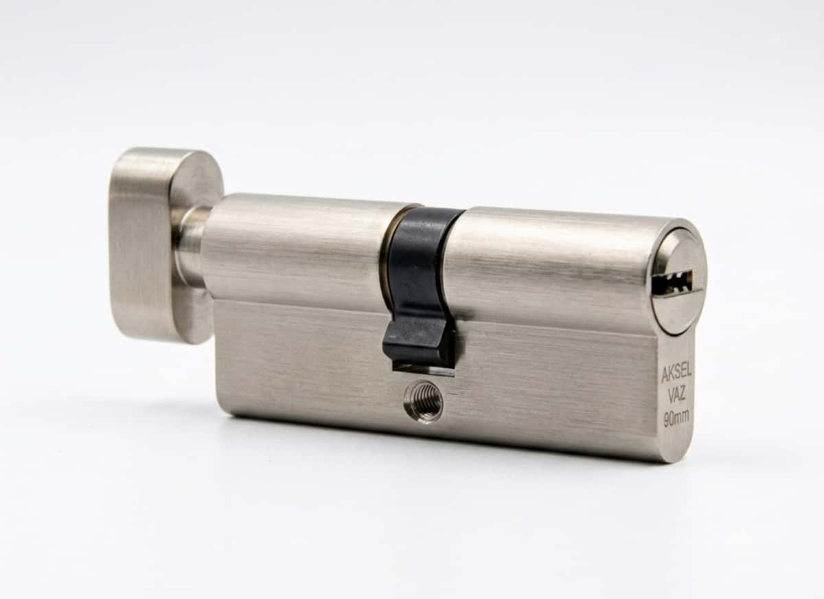 Aksel 90mm Door Lock Cylinder (with knob) - Tenderyard