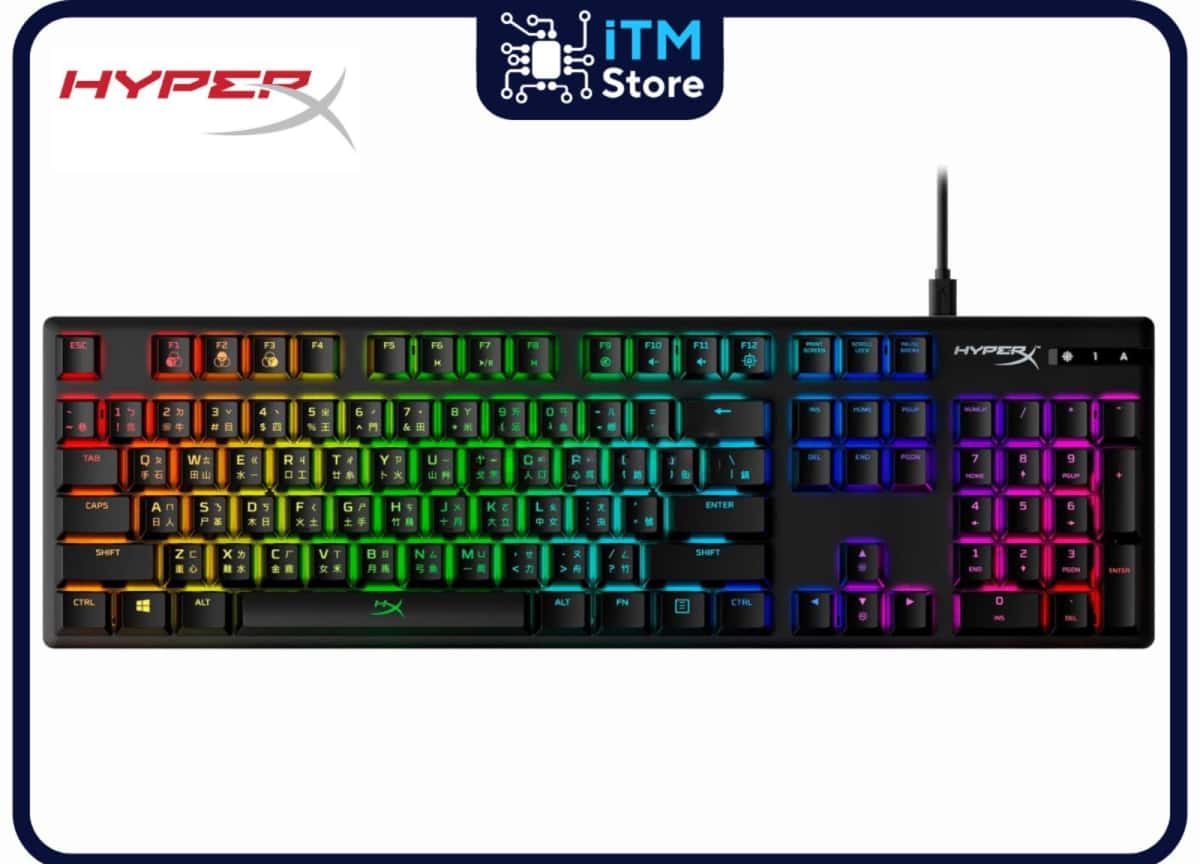 Keyboard HyperX Alloy Origins Mechanical Gaming HX Red-RU - Tenderyard
