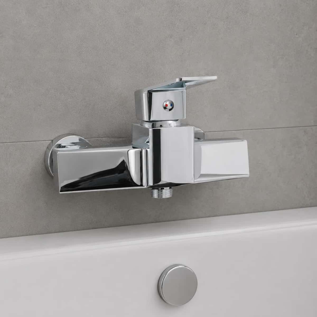 Bathroom faucet, Silver color - Tenderyard