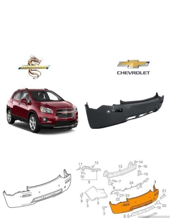 Arxa bufer Chevrolet Trax 2015 - Tenderyard