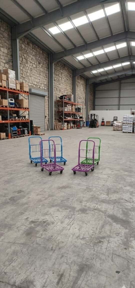 Metal warehouse trolley - Tenderyard