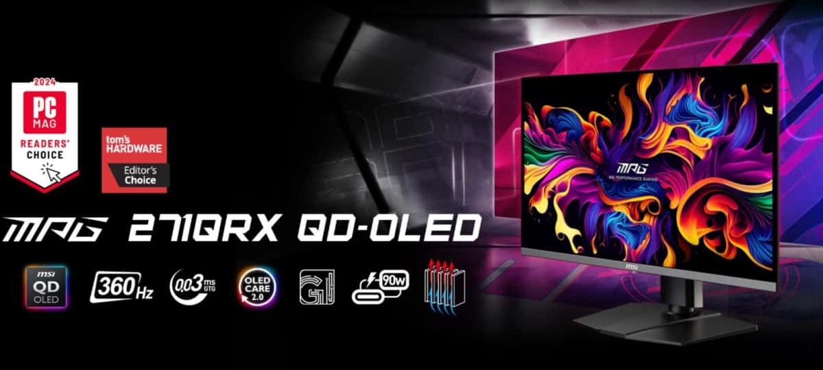 Монитор MSI MPG 271QRX QD-OLED 27" 360Hz - Tenderyard