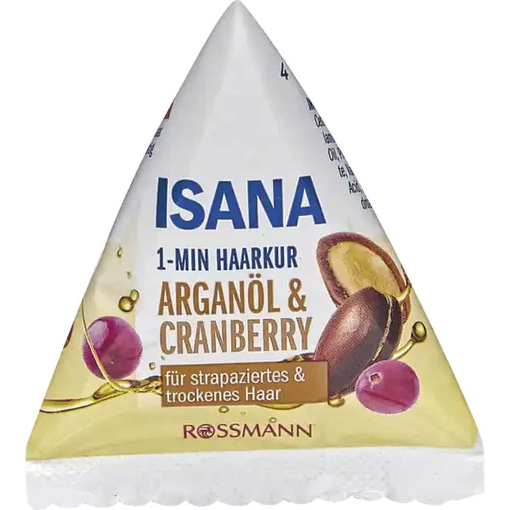 Isana 1-Min Arqan Yağı və Zoğal Saç Maskası, 25 ml - Tenderyard