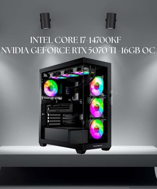 Gaming PC Mega-006 i7-14700KF RTX 5070 Ti - Tenderyard