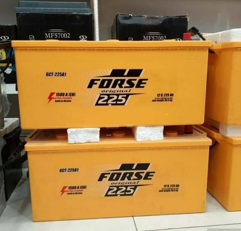 Akkumulyator Forse 12V 225Ah - Tenderyard