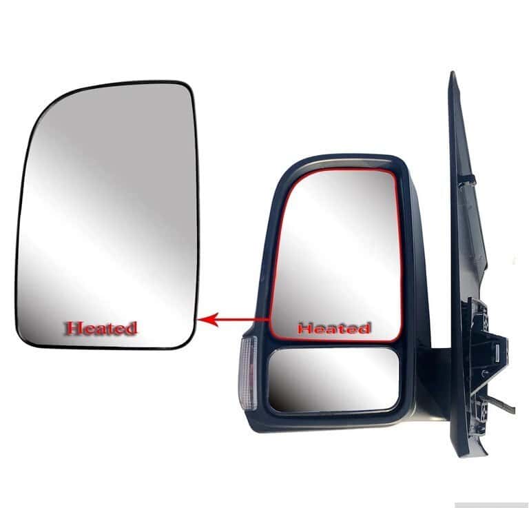 Mirror glass Mercedes Sprinter 907 / 910 2018-2021 - Tenderyard