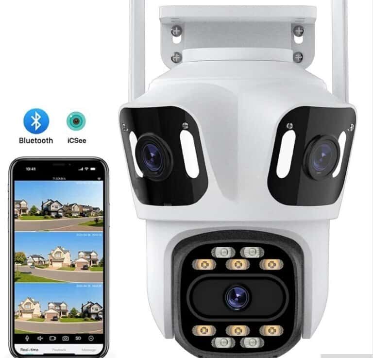 ICSee 12MP 3K IP Surveillance Camera - Tenderyard