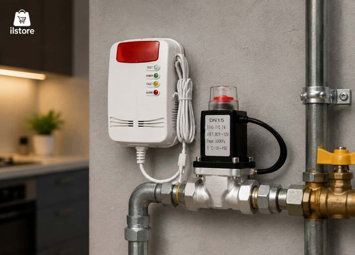 Tuya gas detector and electronic valve - Tenderyard