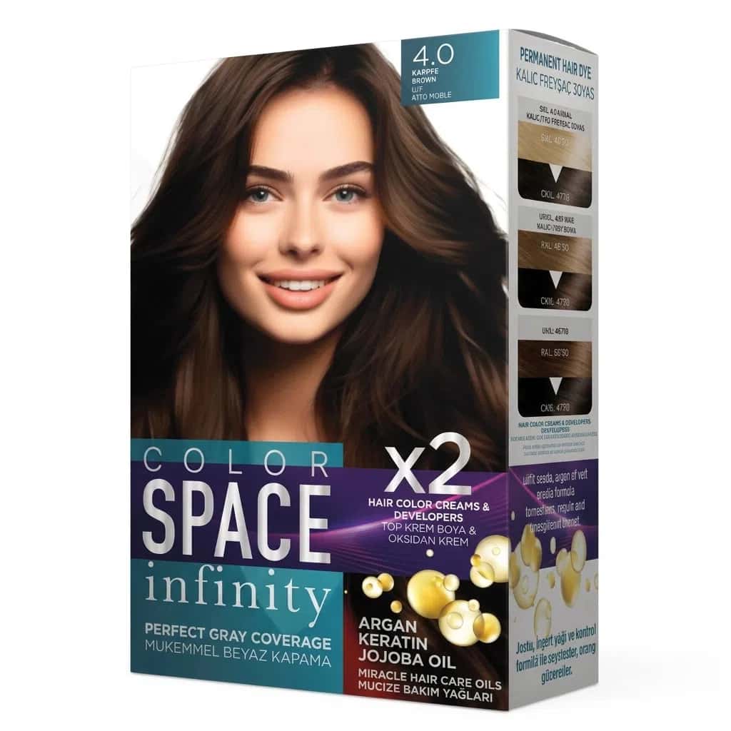 Color Space 4.0 Brown Saç Boyası 95 ml - Tenderyard