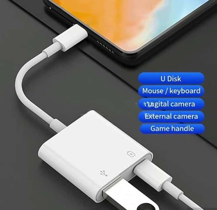 Lightning to USB OTG converter adapter - Tenderyard