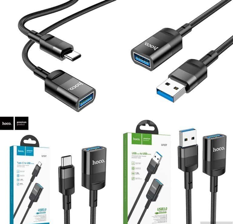 Black data cable, USB - Tenderyard