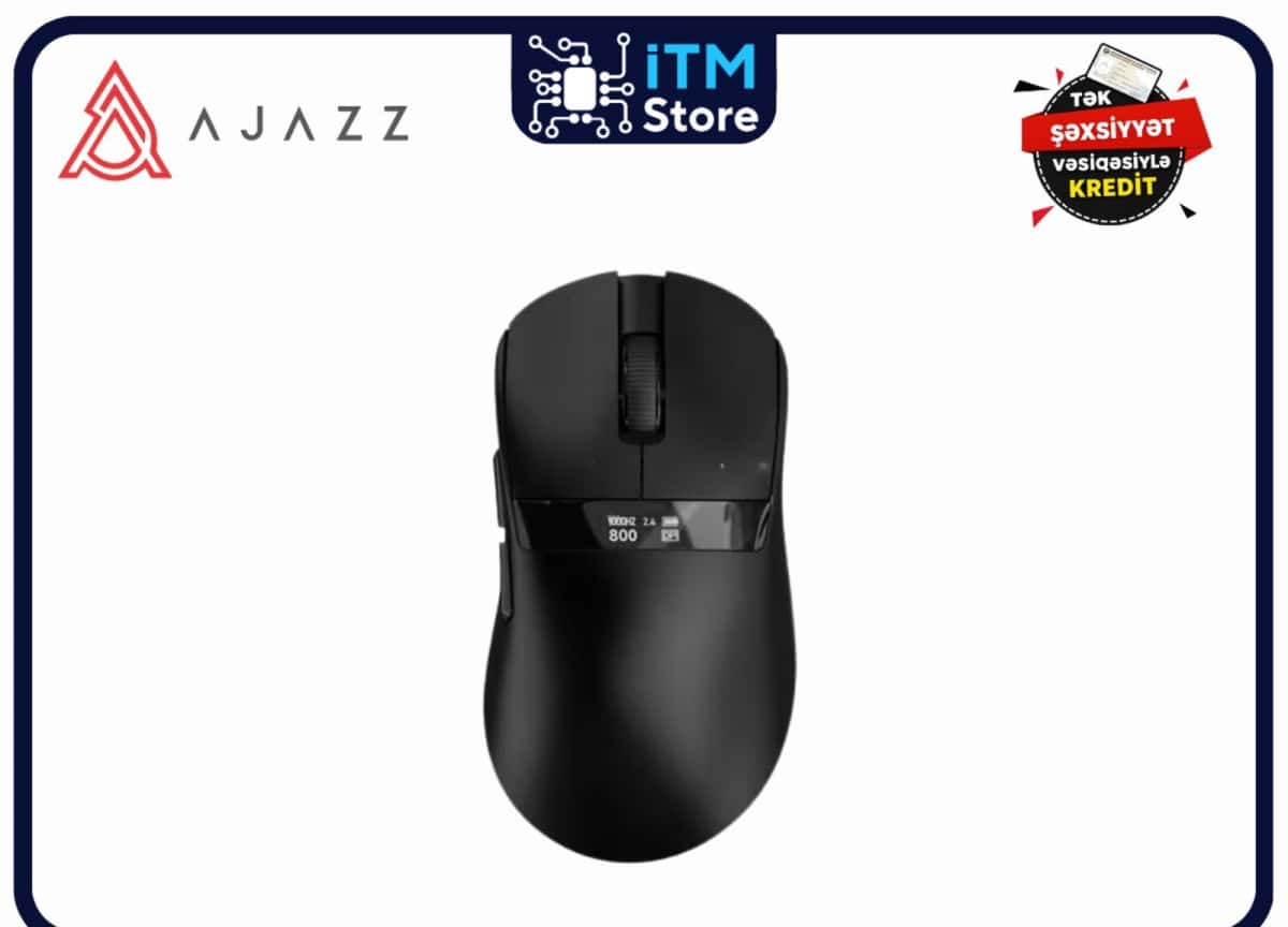 Gaming mouse Ajazz NJ08 V2 Black - Tenderyard