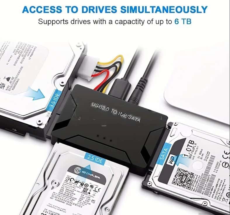 HDD/SSD converter USB 3.0 to SATA/IDE - Tenderyard
