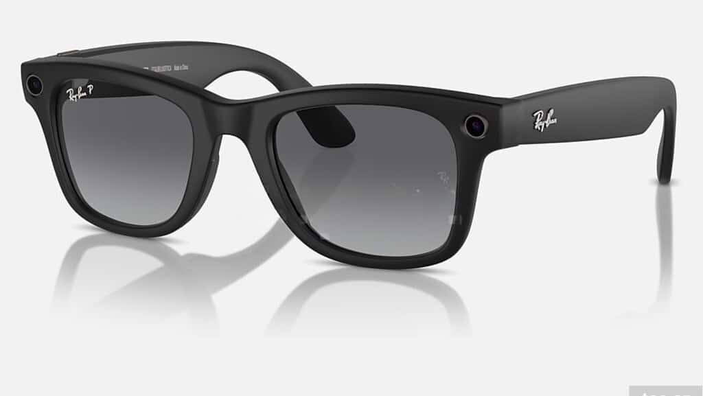 Smart eynək Ray-Ban Meta Wayfarer Matte Black - Tenderyard