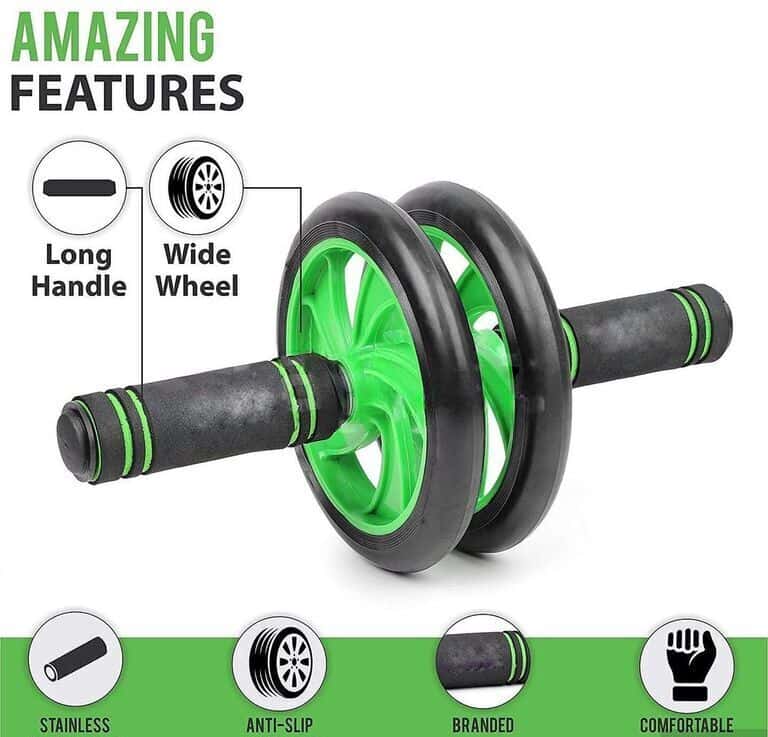 Abdominal exercise wheel (roller) 2-wheeled - Tenderyard