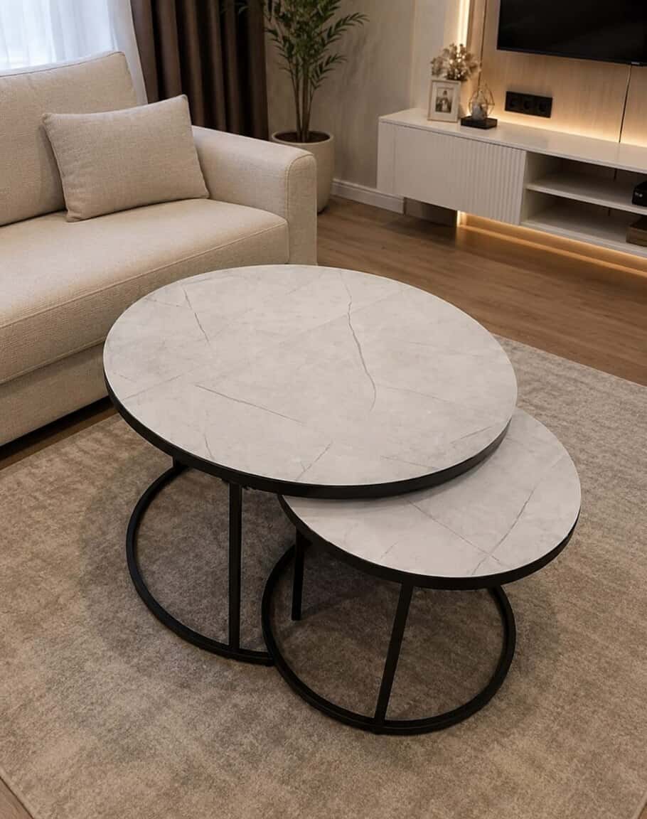 Coffee table Brown color, Transformer - Tenderyard