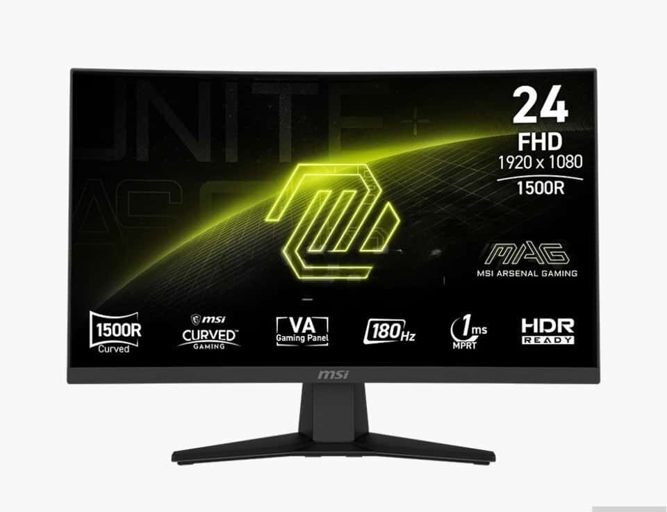 Monitor MSI MAG 244C 23.6 inch 180Hz FHD VA - Tenderyard