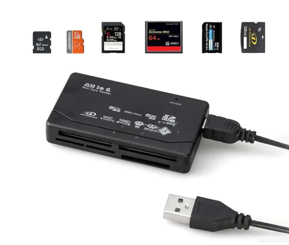 Card reader Cardreader 6in1 USB - Tenderyard