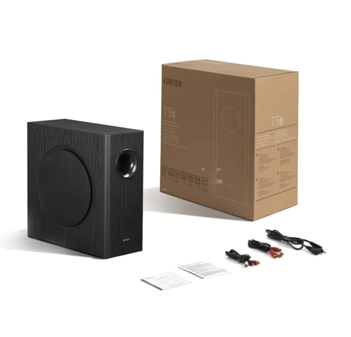 Aktiv sabvufer Edifier T5S Black 70W - Tenderyard