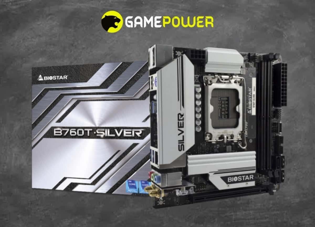 Biostar B760T-Silver DDR5 Mini-ITX Motherboard - Tenderyard