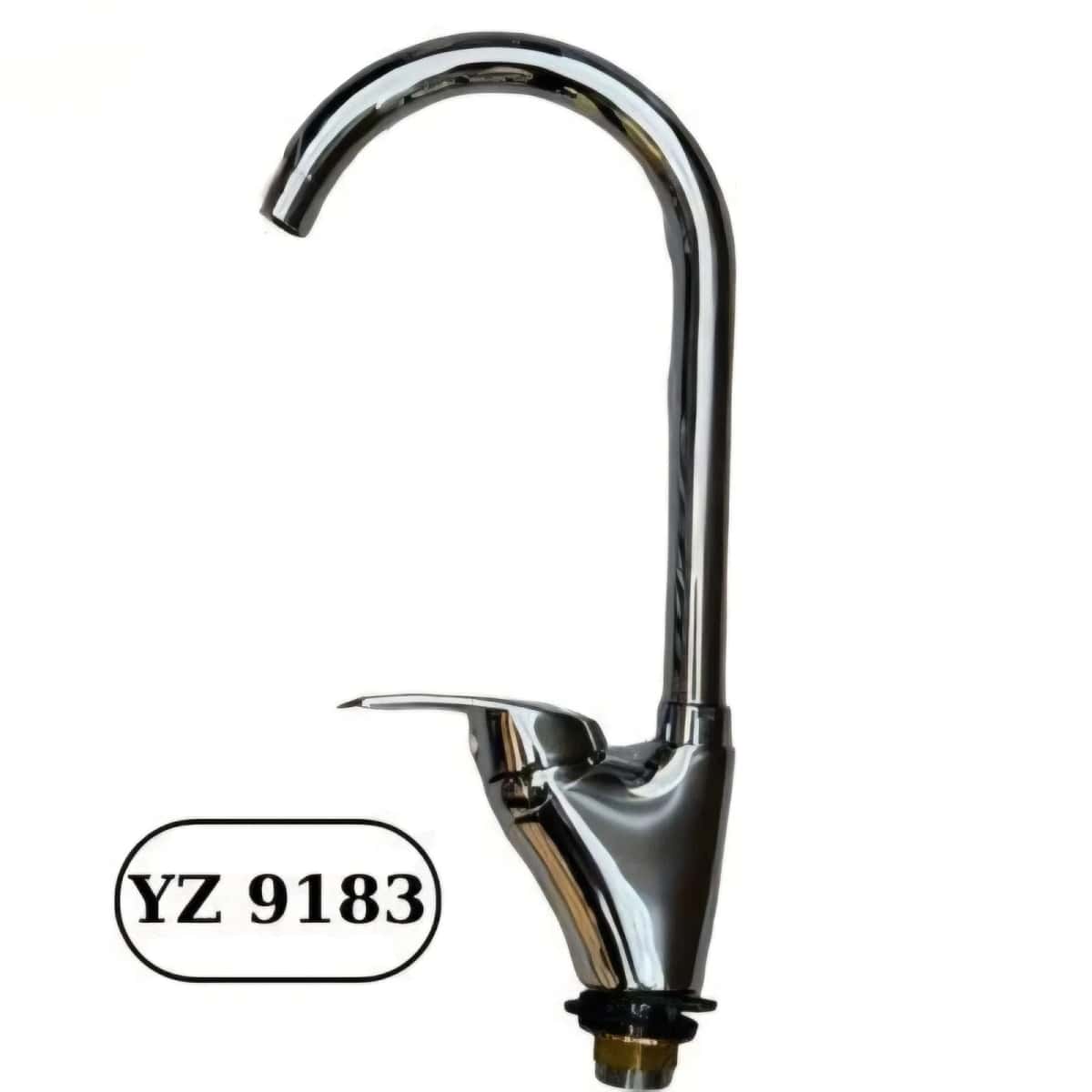 Kitchen faucet, Silver color - Tenderyard