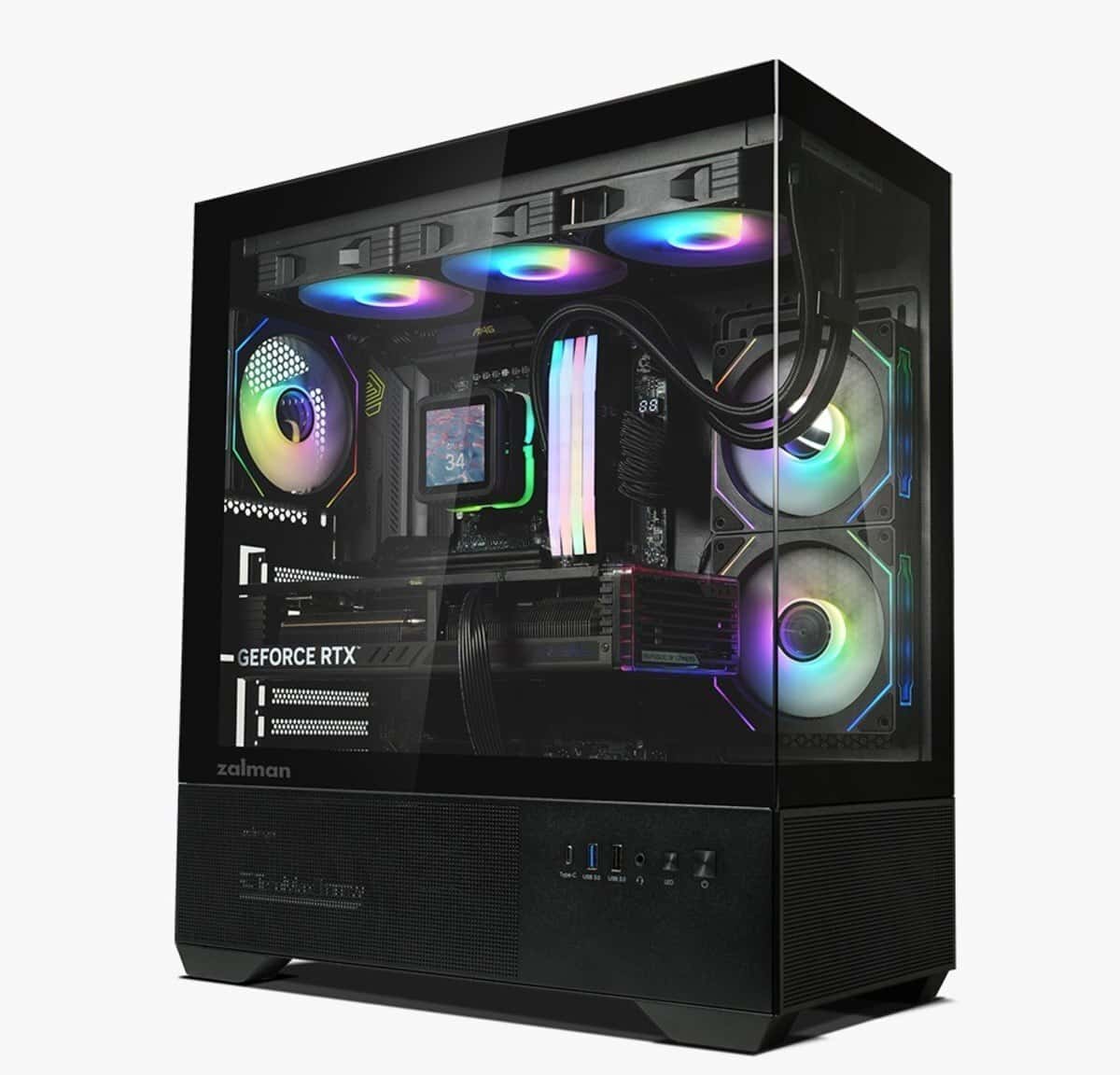 Computer Case Zalman Chronix V2 Black ATX - Tenderyard
