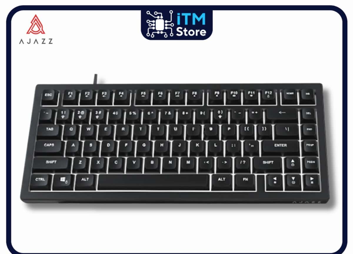 Mechanical keyboard Ajazz AF82 Blue White - Tenderyard