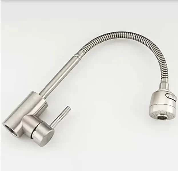 Kitchen faucet, Silver color - Tenderyard