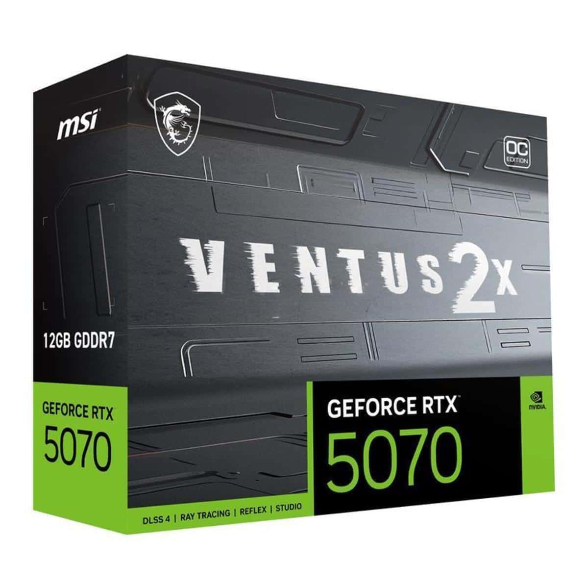 Video kart MSI GeForce RTX 5070 12G Ventus 2X OC - Tenderyard