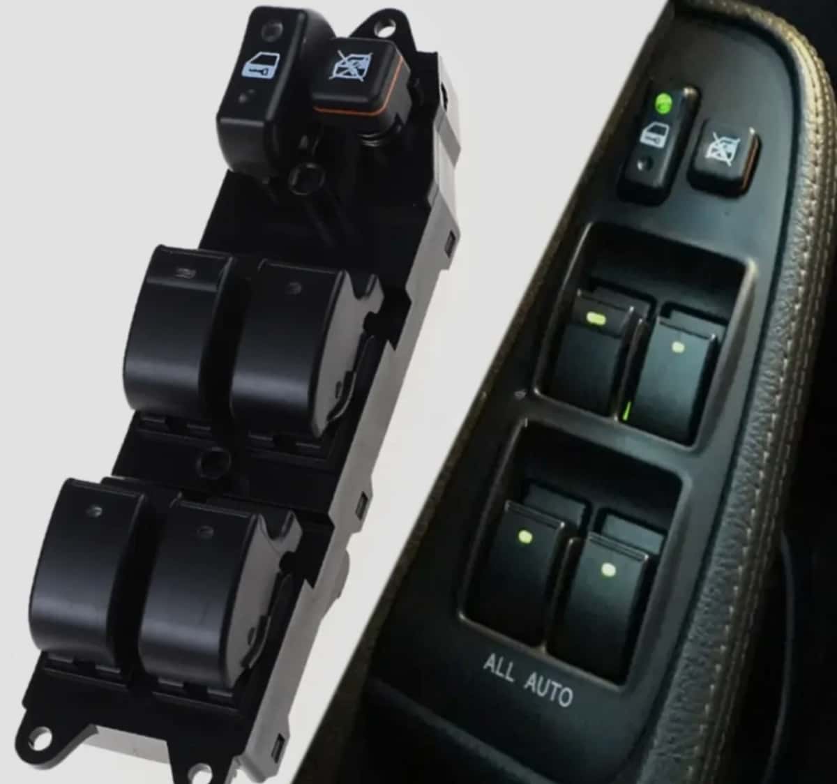 Window switch control panel for Toyota Corolla 2000-2007 - Tenderyard