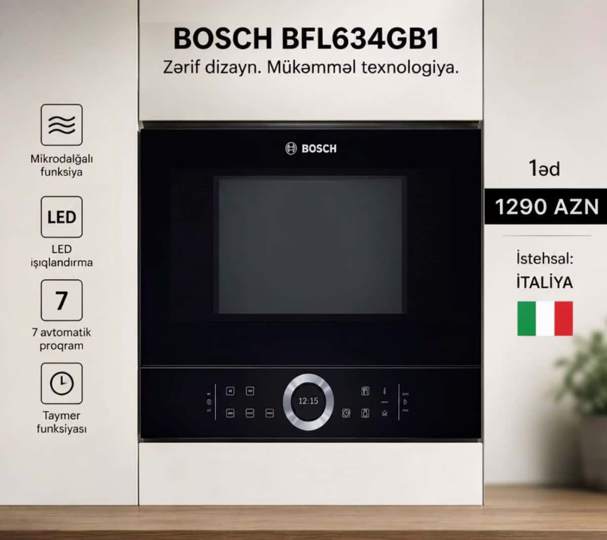 Bosch microwave oven - Tenderyard