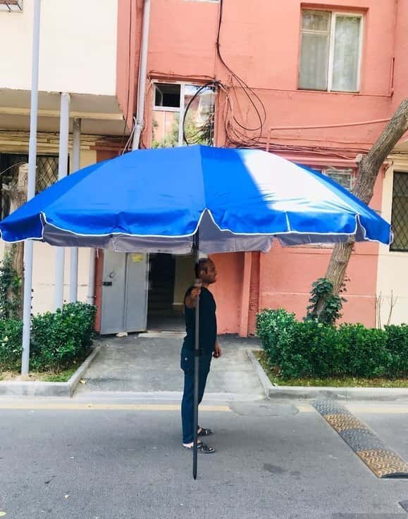Bağ çətiri Dairəvi, Mavi rəng - Tenderyard
