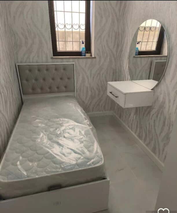 Laminate material bedroom set, Mixed color - Tenderyard