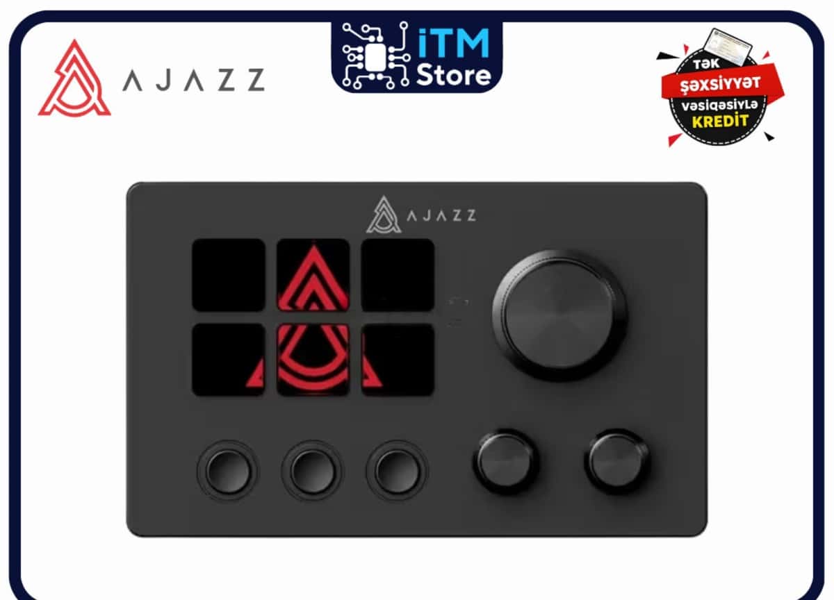 Macro controller Ajazz AKP03E Black - Tenderyard