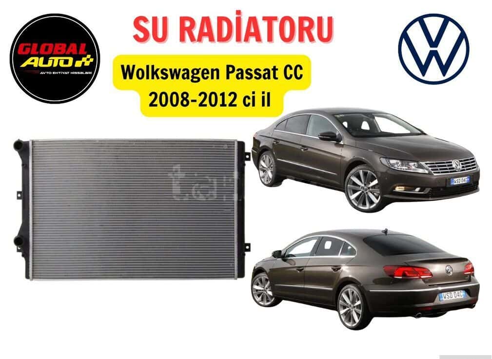 Water radiator for Volkswagen Passat CC (2008-2012) - Tenderyard