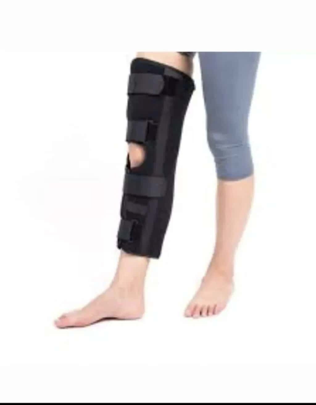 Knee Immobilizer – Orthopedic Brace with Rigid Support - Tenderyard