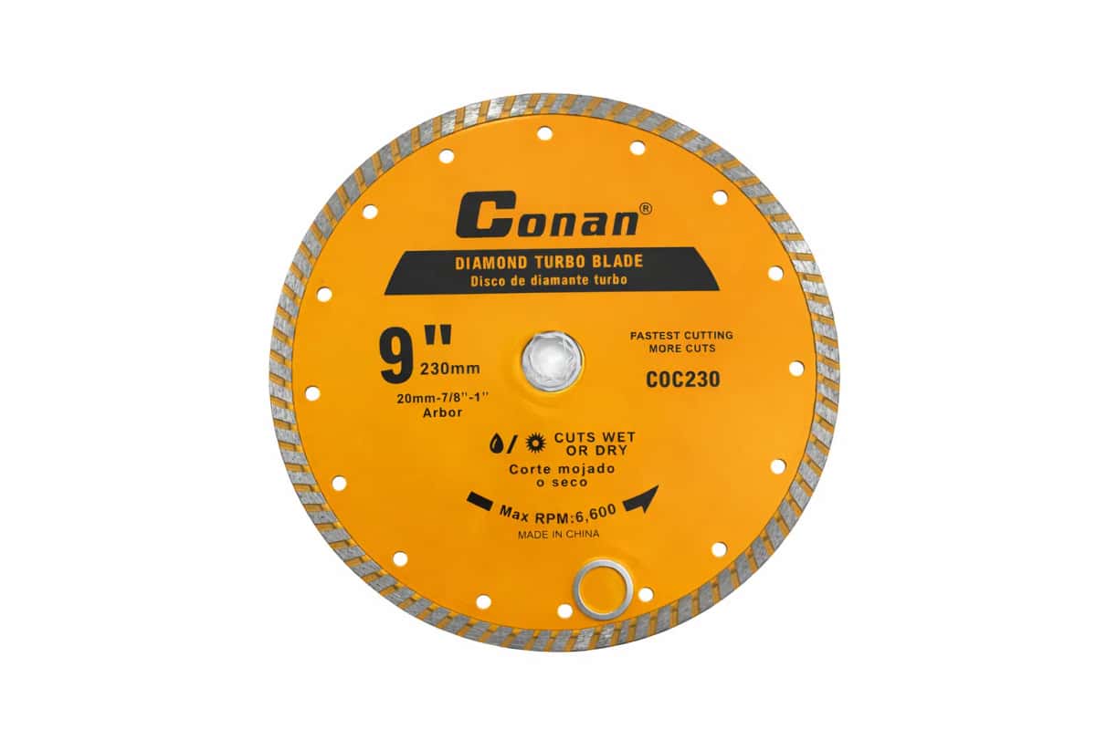 Conan Turbo Diamond Cutting Disc 230 mm - Tenderyard