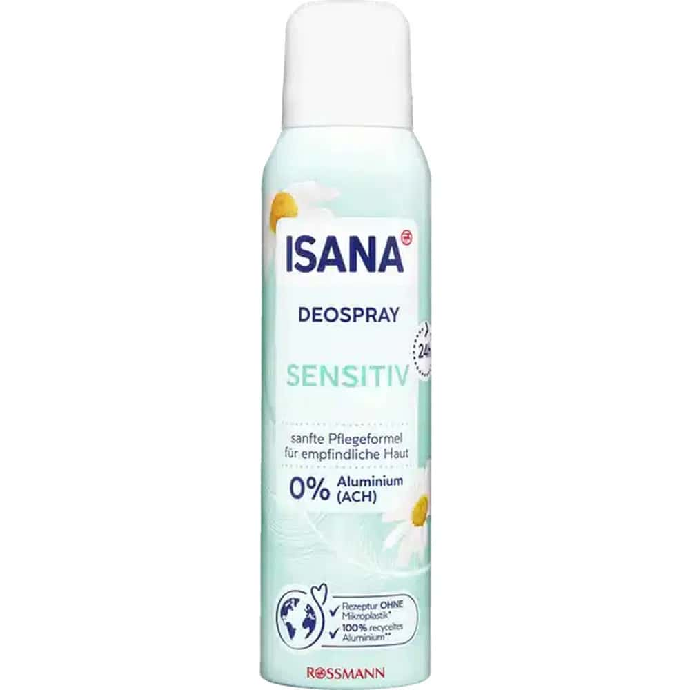 Isana Sensitive Dezodorant Sprey, 150 ml - Tenderyard