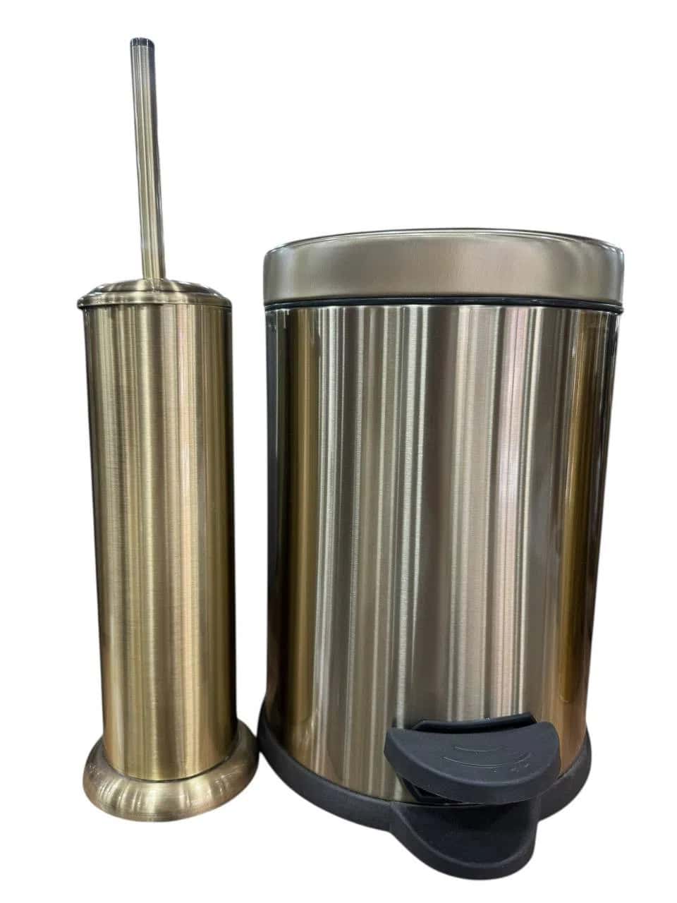 Bucket set KI-01, stainless steel, golden - Tenderyard