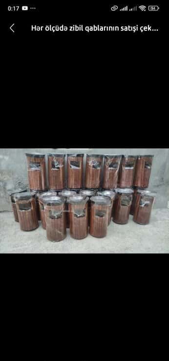 Wooden trash bin - Tenderyard