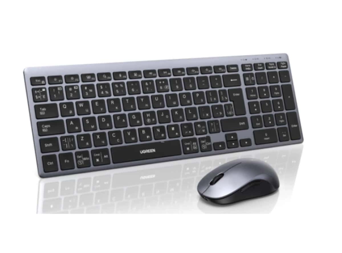 Keyboard and mouse set Ugreen MK552 Russian layout - Tenderyard