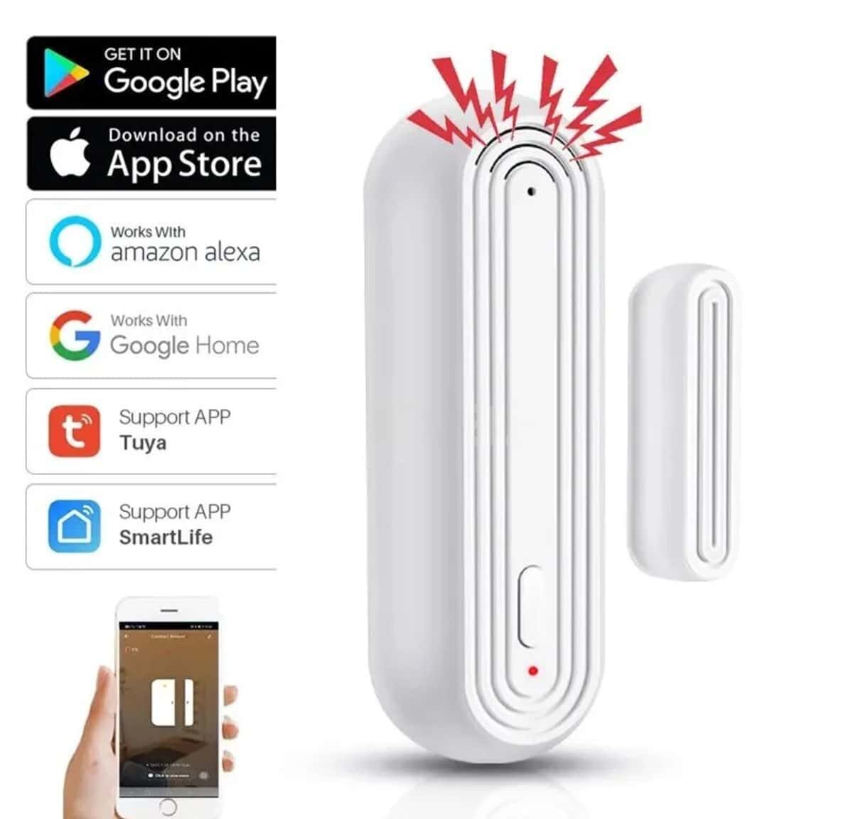 Door alarm DY-MC400S Tuya - Tenderyard