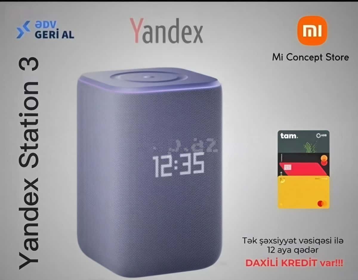 Smart speaker Yandex Station 3 Purple - Tenderyard