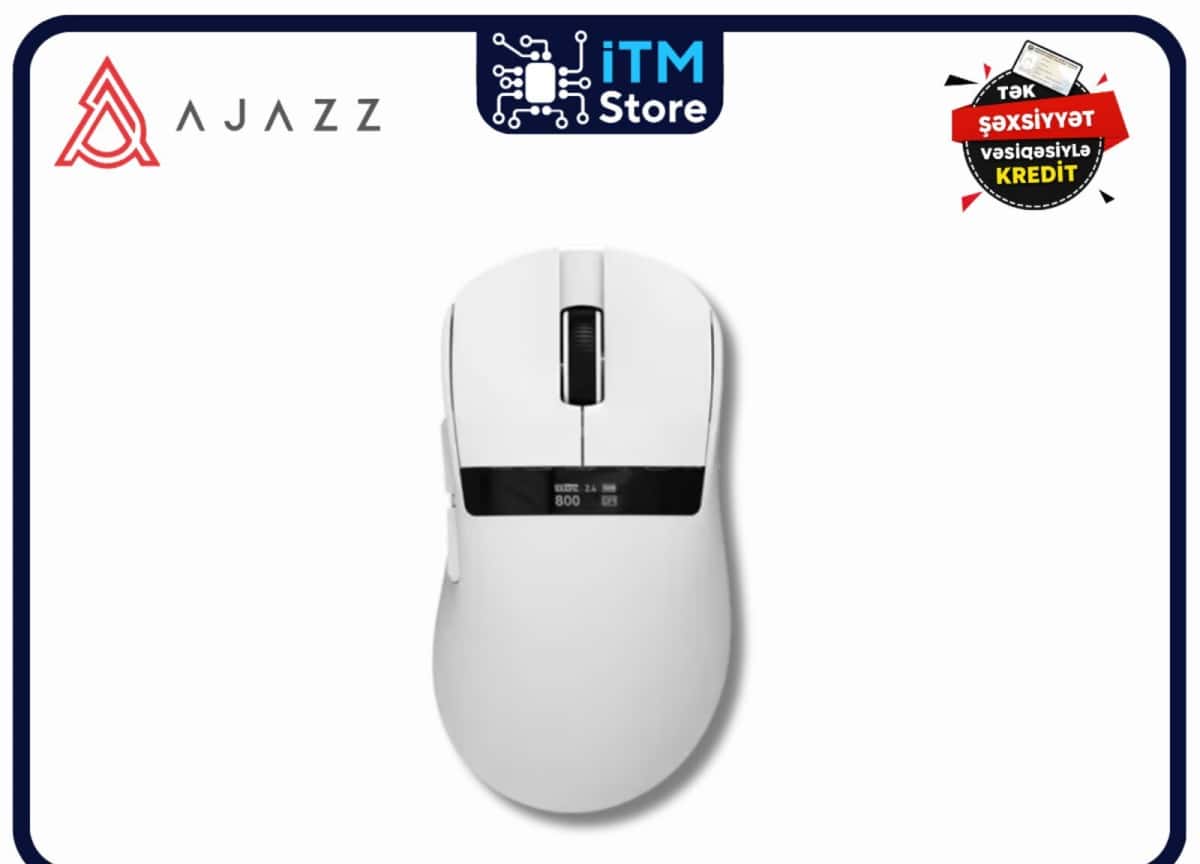 Gaming mouse Ajazz NJ08 V2 White - Tenderyard