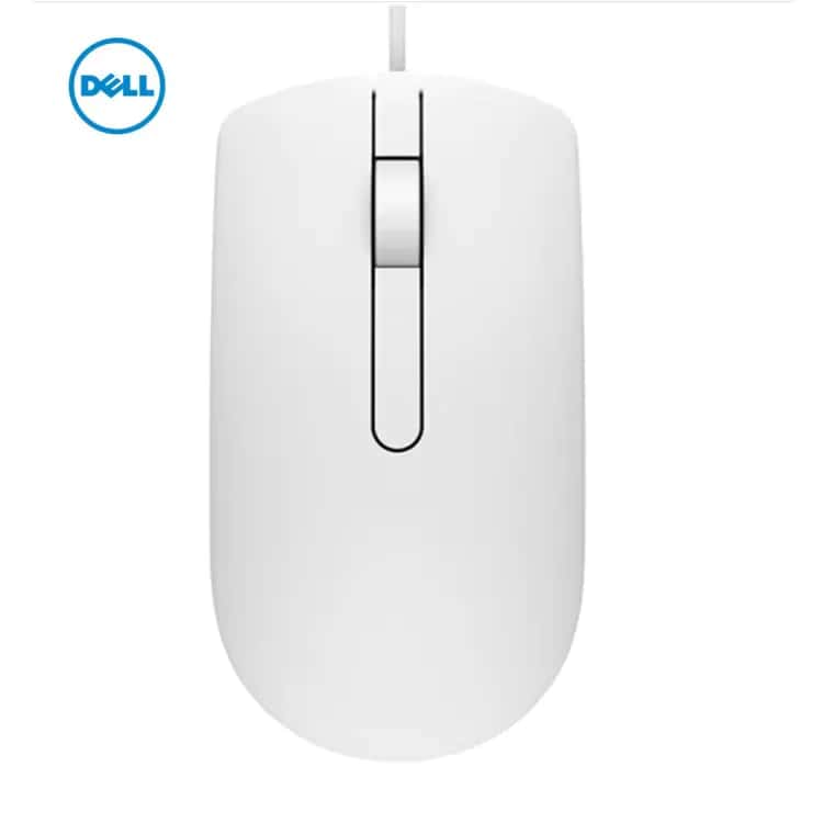 Dell mouse, white color - Tenderyard